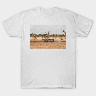 Animals at the waterhole T-Shirt